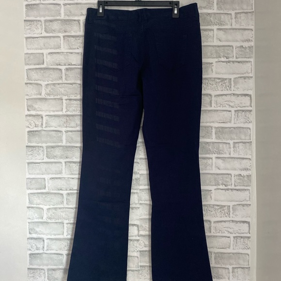 Bebop navy blue khaki wide leg work /uniform pant - Picture 10 of 16